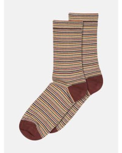 mpDenmark Ada Ankle Socks Hot Chocolate 1 - Marrone