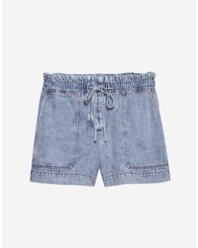 Rails Foster short en jean avec cordon serrage taille : l, col : bleu