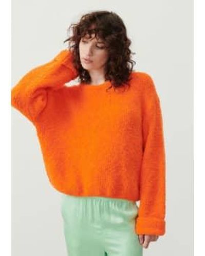 American Vintage Zolly Sweater Medlar Xs/s - Orange