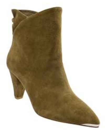 Sofie Schnoor Dark Camel Ankle Boots 36 - Green