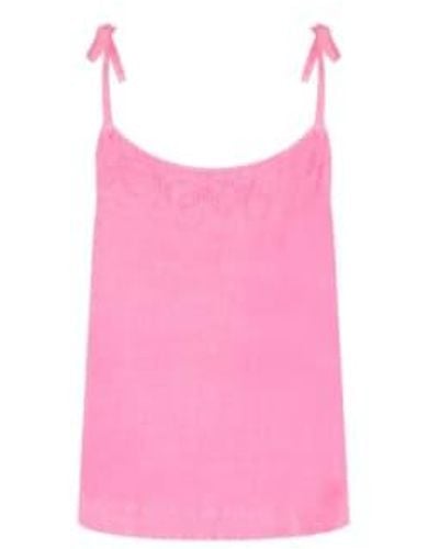 Pranella Vixen camisole top en rose néon