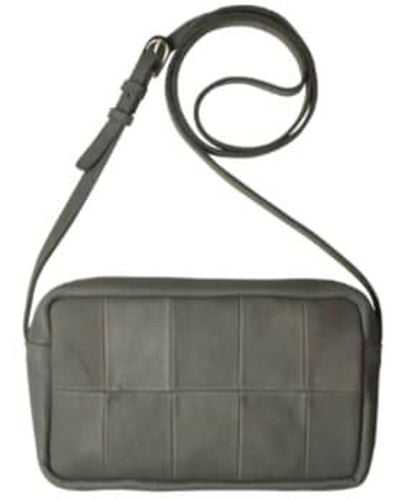 GM Z Small Leather Bag - Grigio