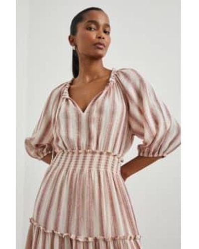 Rails Camino Stripe Caterine Dress Xs / - Brown