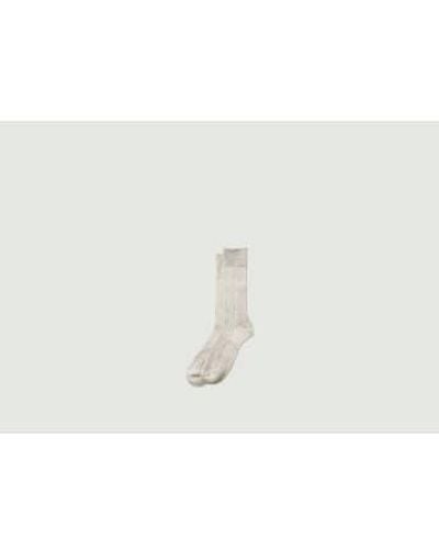 RoToTo Paire chaussettes R1461 - Blanc