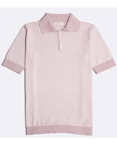 Far Afield Polo Blakey Short Sleeves Pale 2xl - Pink