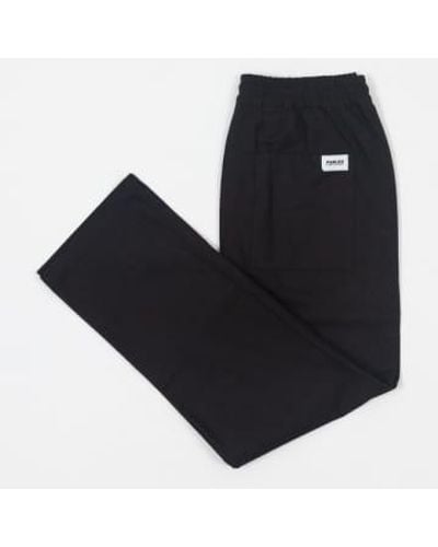 Parlez Surf Chino Trousers In L - Black