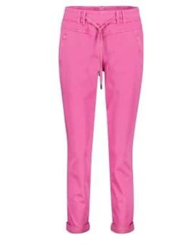 Red Button Trousers Tessy Crop jogger Cyclaam 36 - Pink