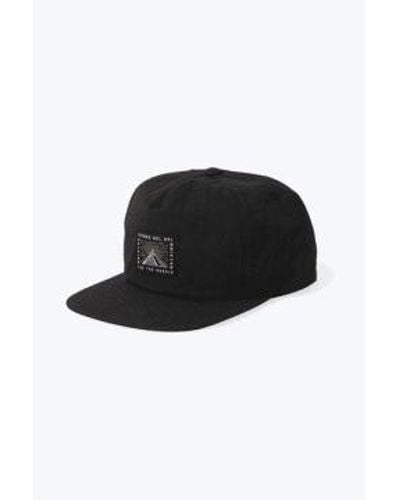 Brixton Del Sol Mp Snapback Cap One Size - Black