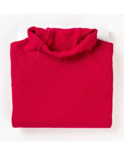 Eribé Corry Raglan Pullover - Red