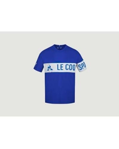 Le Coq Sportif X Soprano T Shirt Xl - Blue