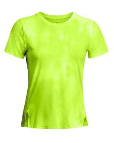Under Armour Camiseta lanzamiento elite elite impreso donna high vis amarillo/reflectante - Verde