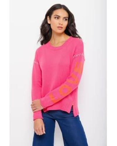 Lisa Todd Love Crush Sweater Small - Pink