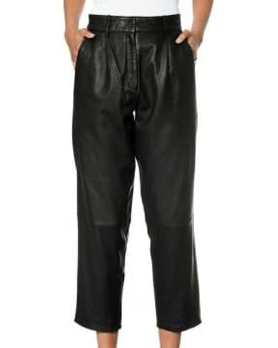Mdk Iris Leather Trouser 40 - Black
