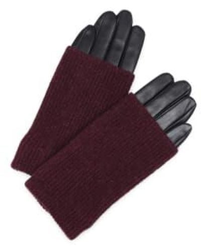 Markberg Helly Leather Glove /burgundy 7 - Purple