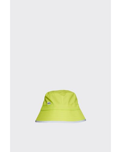Rains Reflective Digital Lime 20010 Bucket Hat - Yellow