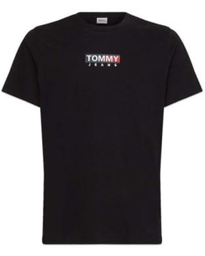Tommy Hilfiger Jeans Entry Print T Shirt Medium - Black