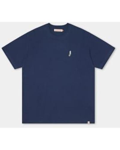 Revolution Melange 1366 Pho Loose T Shirt - Blu