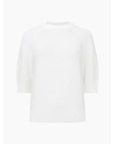 French Connection Lily Mozart Jumper - White