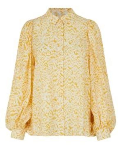 Second Female Belladonna Shirt Viscose - Yellow