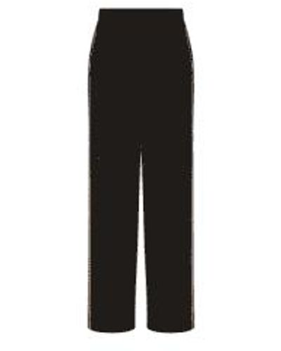 Nooki Design Phoenix Wide legged Velvet Trousers - Black