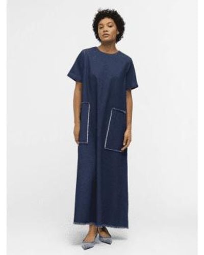 Object Harlow Dress - Blu