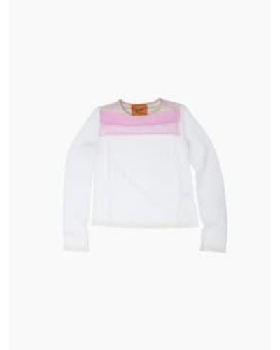 Bielo Bari Sweater Ecru S - White