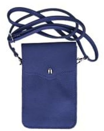 Diva Pety phone bag - Bleu