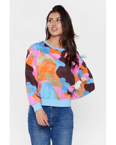 Numph Blue Nuelementa Jumper