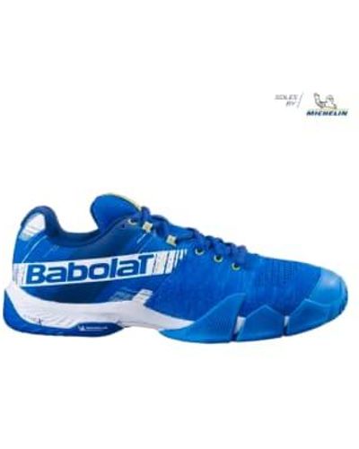 Babolat Padel Movea Princes / White Shoes 44.5 - Blue