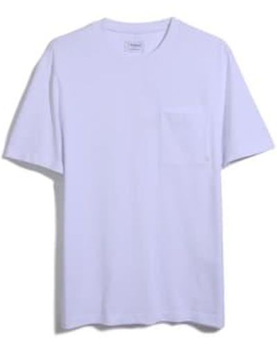 Farah F4Ksd007 Stacy Pocket T Shirt In - Viola