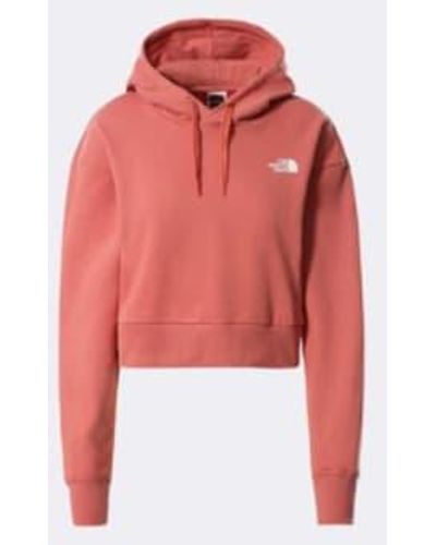 The North Face Womens trend crop hoodie - Rojo