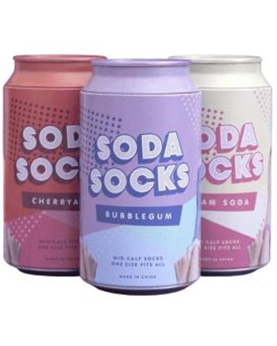 Luckies of London Soda Socks In A - Viola