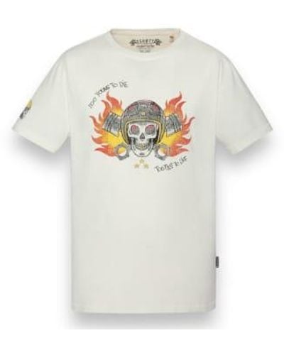 Schott Nyc Braden T-shirt Off M - Grey