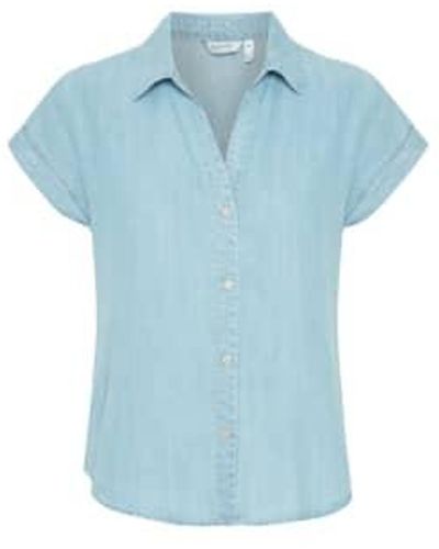 B.Young Lana Ss Shirt - Blue