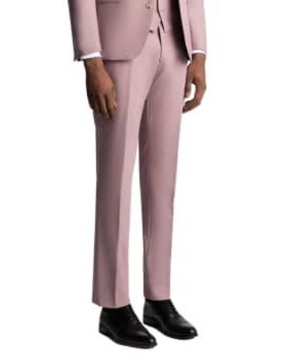 Remus Uomo Pantalones trajes traje masa rosa
