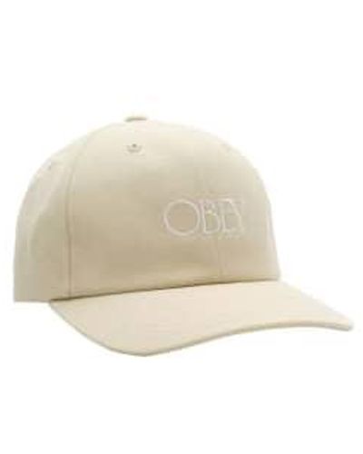 Obey Hedges 6 panel - Blanco