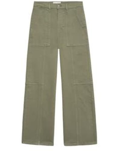 Rails Getty Utility Cropped Jean Olive 26 - Green