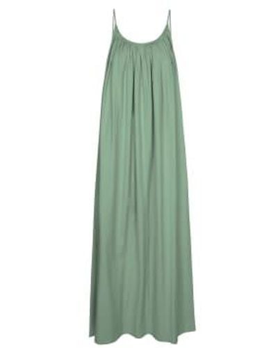 AME ANTWERP Faustine Slip Dress Cotton - Green