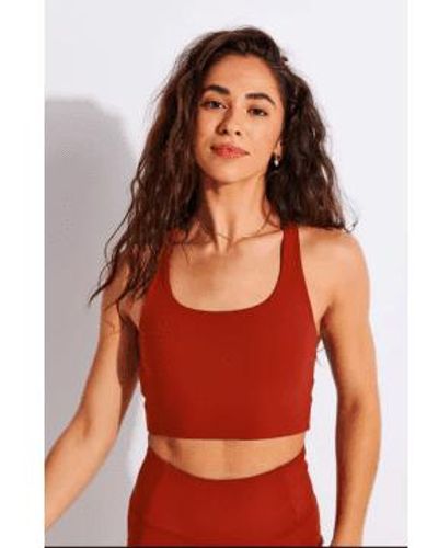 GIRLFRIEND COLLECTIVE Ember Paloma Bra - Rosso
