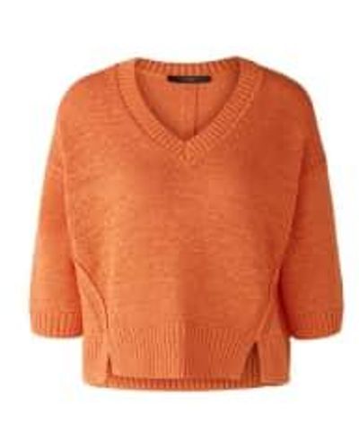 Ouí Sweater Vermillion Uk 10 - Orange