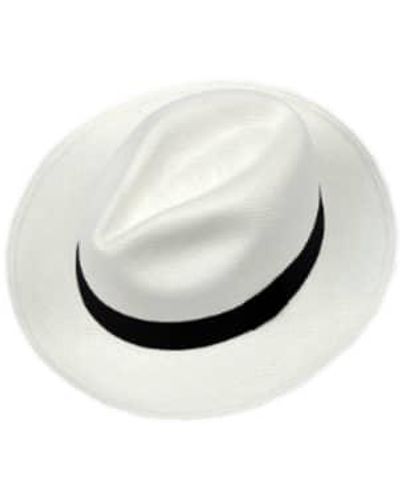 Bornisimo Sombrero clásico panamá blanco