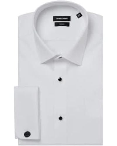 Remus Uomo Seville Dinner Shirt 16 - White