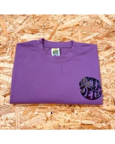 Hikerdelic High Minded Ss T-Shirt in Baldrian - Lila