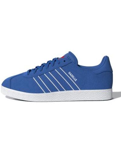 adidas Gazelle & off white - Blau