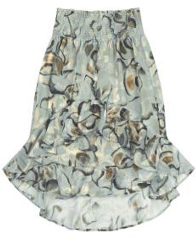 Munthe Espresina Sparkle Pattern Frill Skirt Size: 12, Col: - Blue
