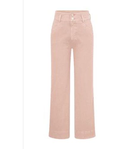 DL1961 Bellini Hepburn Wide Leg Jeans - Pink