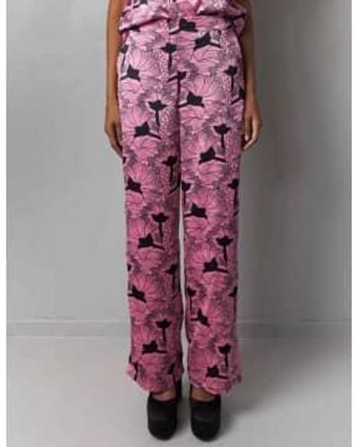 Stella Nova And Pink Flowers Orli Trousers 36