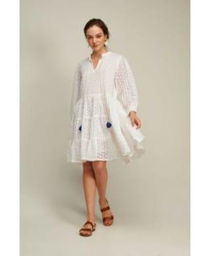 Dream Broiderie Anglaise Dress L - Natural