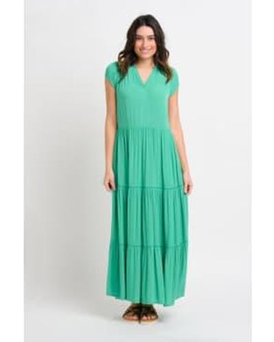Brakeburn Wynn Maxi Dress 34 - Green
