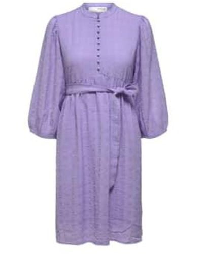 SELECTED Iona Dress S - Purple